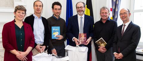 Jean-Michel Chaumont, lauréat du Prix littéraire du Parlement de la Fédération Wallonie-Bruxelles