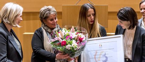 Remise du Prix du Parlement pour la Promotion du Sport Féminin