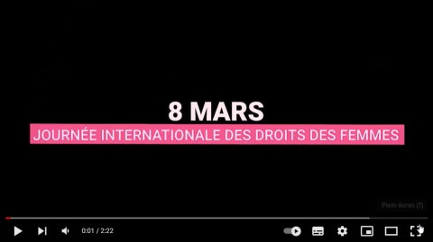 Vidéo 8 mars 2022