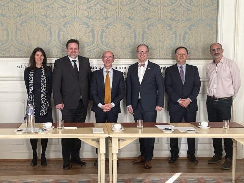 Rencontre conseil de l'Europe 9 mars 2022 - photo de groupe