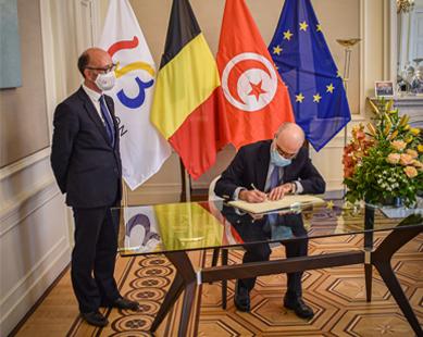 Visite de courtoisie de S.E. M. Nabil Ammar, Ambassadeur de la République Tunisienne