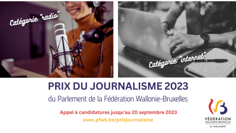 Appel à candidatures : prix du journalisme 2023