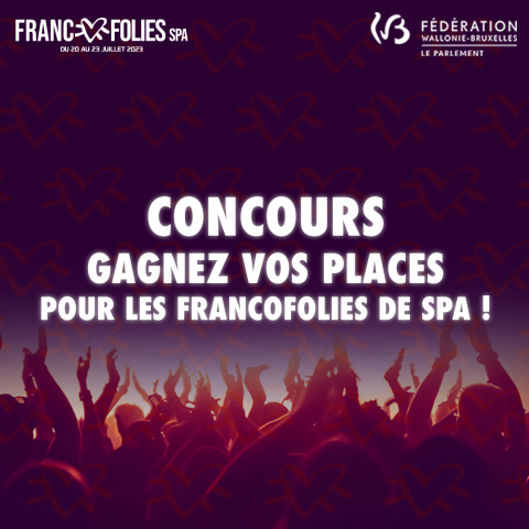 Concours Francofolies de Spa 2023