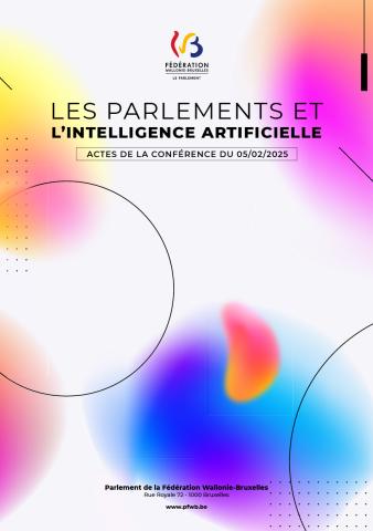 Couverture des actes de la conférence les Parlements et l'IA