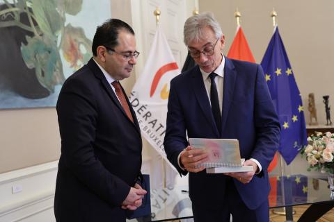 Rencontre entre le Président du Parlement de la Fédération Wallonie-Bruxelles et l’Ambassadeur de Turquie